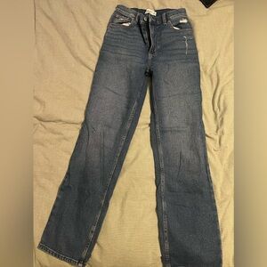 Abercrombie 90s straight ulta high rise